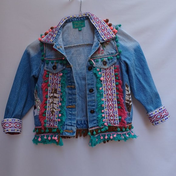 Antica Sartoria Other - SOLD! - Antica Sartoria by Giacomo Cinque of Positano Italy, Jean Jacket, Size 6